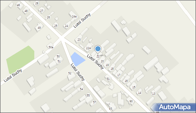 Lutol Suchy, Lutol Suchy, 21, mapa Lutol Suchy