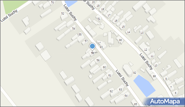 Lutol Suchy, Lutol Suchy, 58, mapa Lutol Suchy