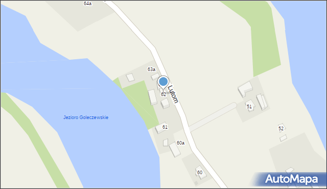 Lutom, Lutom, 62, mapa Lutom