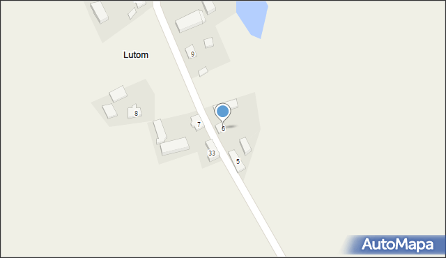Lutom, Lutom, 6, mapa Lutom