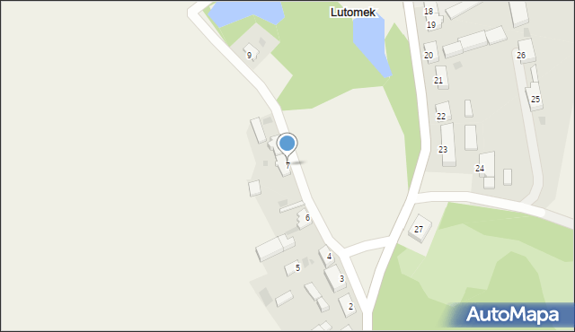 Lutomek, Lutomek, 7, mapa Lutomek