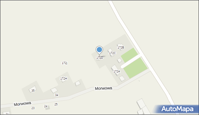 Lutomia Górna, Lutomia Górna, 172D, mapa Lutomia Górna