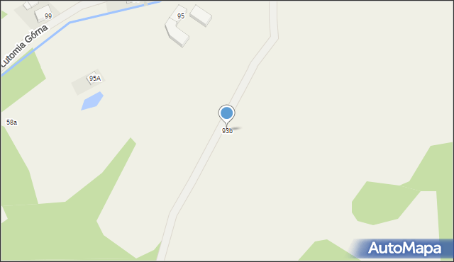 Lutomia Górna, Lutomia Górna, 93b, mapa Lutomia Górna