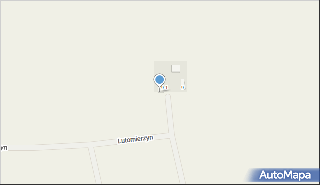 Lutomierzyn, Lutomierzyn, 9a, mapa Lutomierzyn