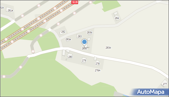 Lutoryż, Lutoryż, 283c, mapa Lutoryż