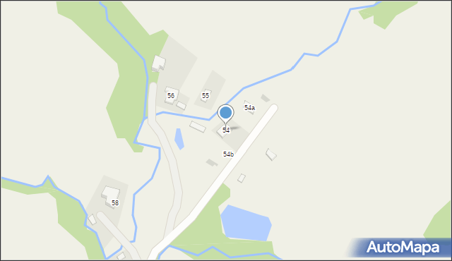 Lutowiska, Lutowiska, 54, mapa Lutowiska