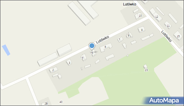 Lutówko, Lutówko, 5, mapa Lutówko