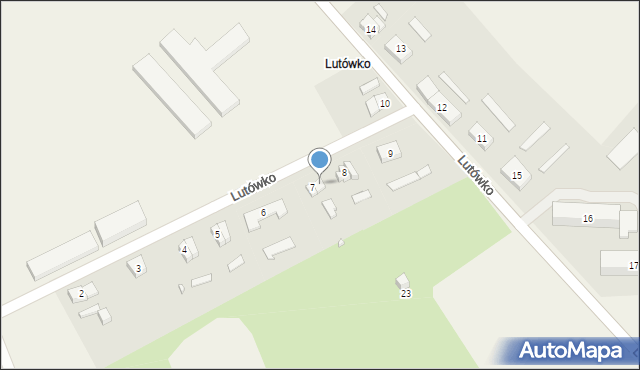 Lutówko, Lutówko, 7A, mapa Lutówko