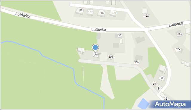 Lutówko, Lutówko, 39, mapa Lutówko