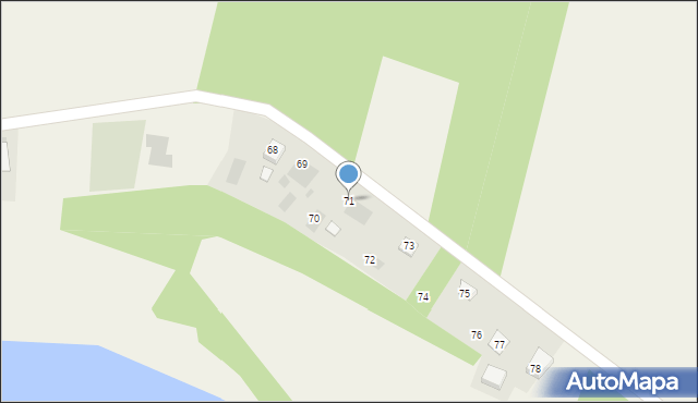 Lutówko, Lutówko, 71, mapa Lutówko