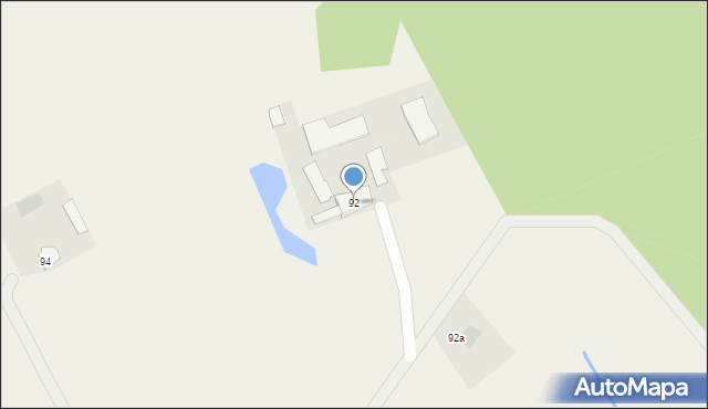 Lutowo, Lutowo, 92, mapa Lutowo