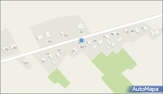 Lutrowskie, Lutrowskie, 21g, mapa Lutrowskie