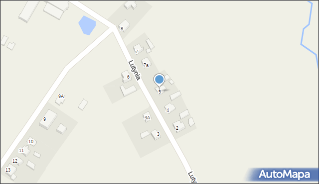 Lutynia, Lutynia, 5, mapa Lutynia