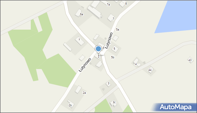 Łutynowo, Łutynowo, 2, mapa Łutynowo