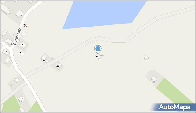Łutynowo, Łutynowo, 43, mapa Łutynowo