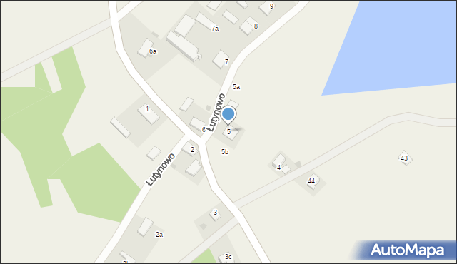 Łutynowo, Łutynowo, 5, mapa Łutynowo