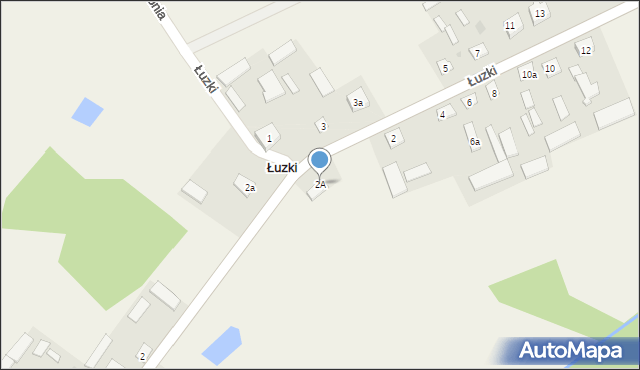 Łuzki, Łuzki, 2A, mapa Łuzki