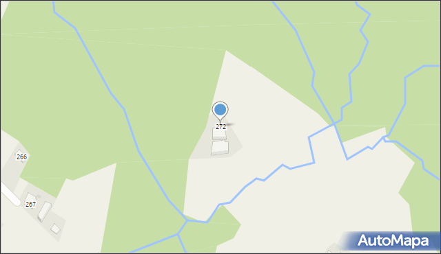 Łużna, Łużna, 272, mapa Łużna