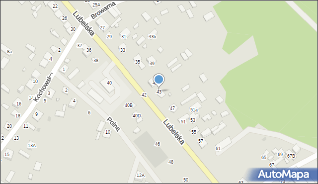 Maciejowice, Lubelska, 43, mapa Maciejowice