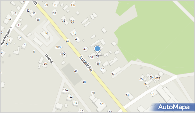 Maciejowice, Lubelska, 53, mapa Maciejowice