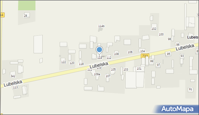 Maliszów, Lubelska, 114, mapa Maliszów