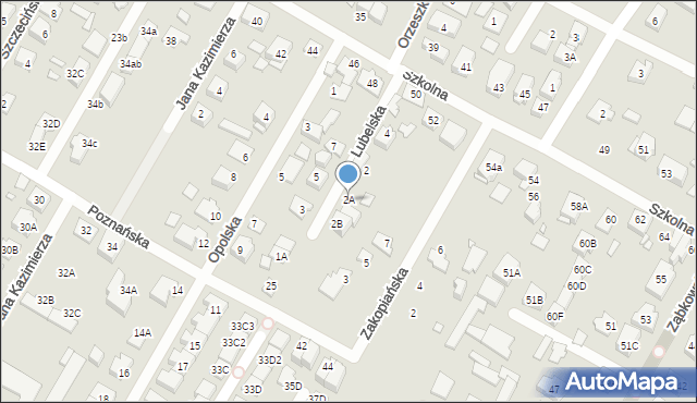 Marki, Lubelska, 2A, mapa Marki