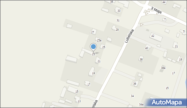 Mełgiew, Lubelska, 23, mapa Mełgiew