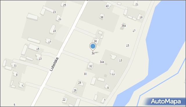 Mełgiew, Lubelska, 34, mapa Mełgiew