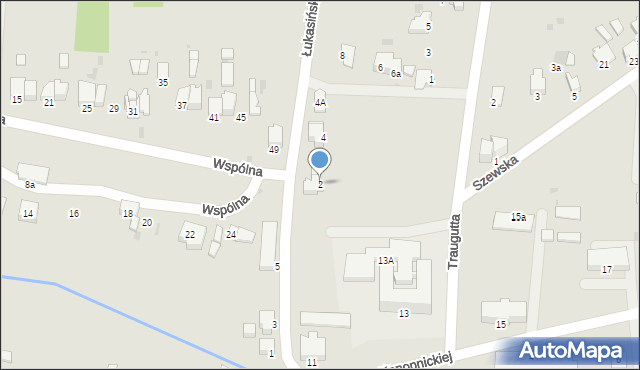 Miechów, Łukasińskiego Waleriana, mjr., 2, mapa Miechów