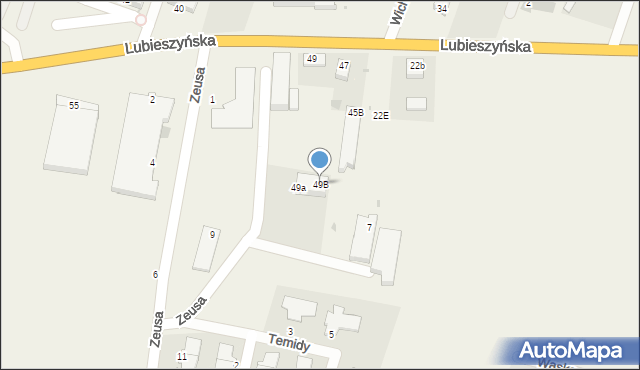 Mierzyn, Lubieszyńska, 49B, mapa Mierzyn