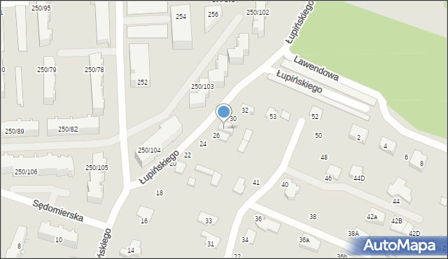 Mińsk Mazowiecki, Łupińskiego Jana, 28, mapa Mińsk Mazowiecki