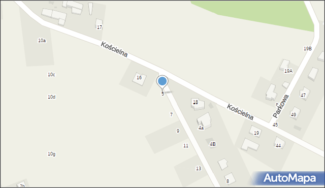 Mścice, Łubniki, 5, mapa Mścice