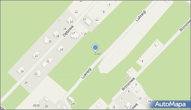 Musuły, Lukrecji, 9, mapa Musuły