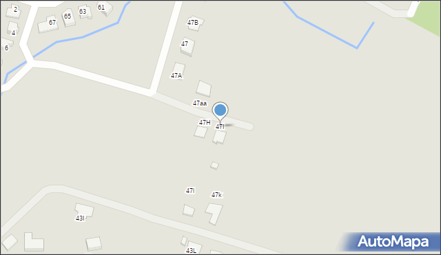 Myślibórz, Łużycka, 47I, mapa Myślibórz