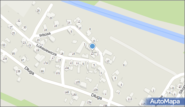 Mysłowice, Łukasiewicza Ignacego, 12, mapa Mysłowice