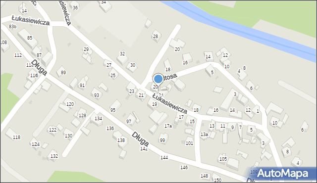 Mysłowice, Łukasiewicza Ignacego, 22, mapa Mysłowice