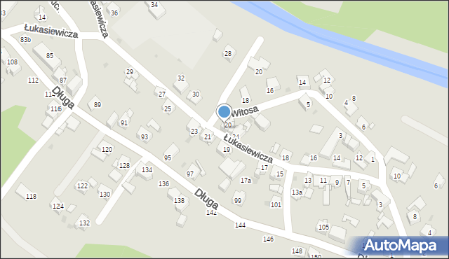 Mysłowice, Łukasiewicza Ignacego, 26, mapa Mysłowice