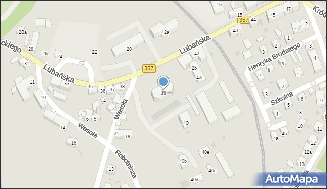 Nowogrodziec, Lubańska, 40a, mapa Nowogrodziec