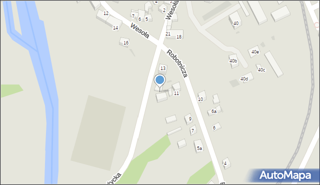 Nowogrodziec, Łużycka, 1, mapa Nowogrodziec