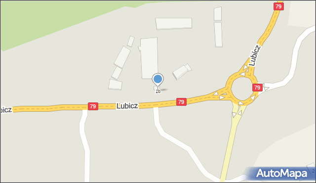 Nowy Korczyn, Lubicz, 1b, mapa Nowy Korczyn