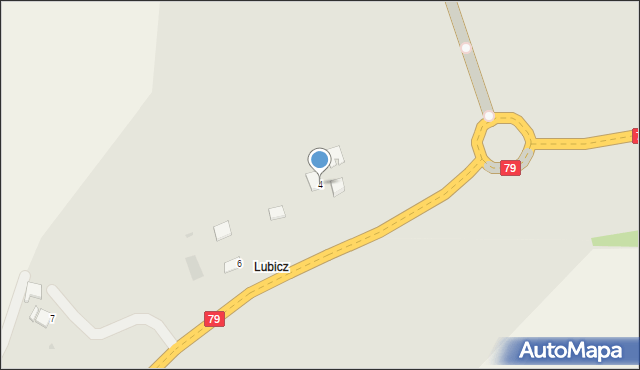 Nowy Korczyn, Lubicz, 4, mapa Nowy Korczyn