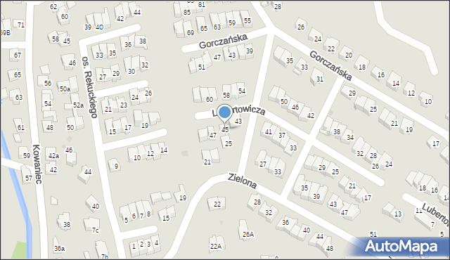 Nowy Targ, Lubertowicza Zygmunta, 45, mapa Nowego Targu