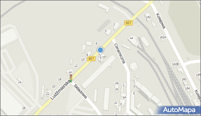 Nowy Targ, Ludźmierska, 7, mapa Nowego Targu