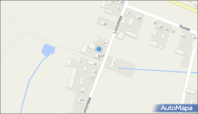 Osmolin, Luszyńska, 6, mapa Osmolin