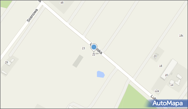 Ostrów, Lubelska, 21, mapa Ostrów