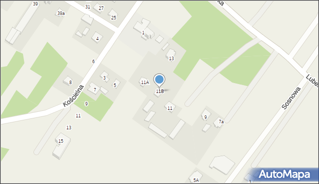 Ostrów, Lubelska, 41, mapa Ostrów