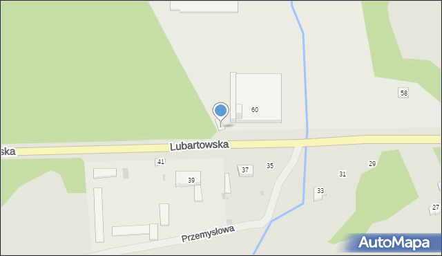 Ostrów Lubelski, Lubartowska, 60, mapa Ostrów Lubelski