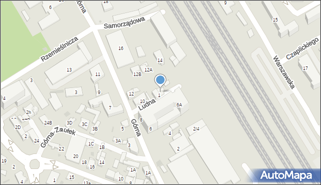 Otwock, Ludna, 5, mapa Otwock