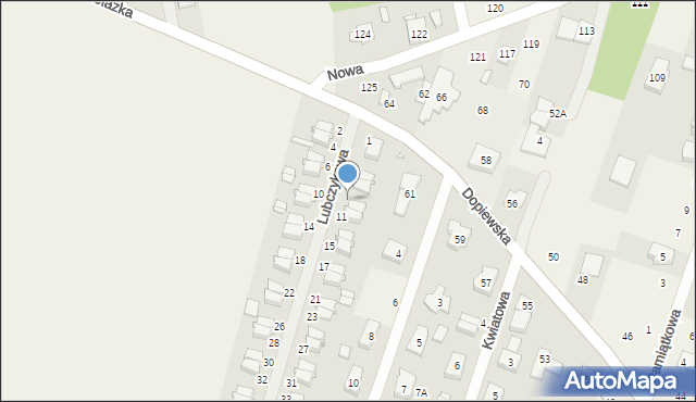 Palędzie, Lubczykowa, 9, mapa Palędzie