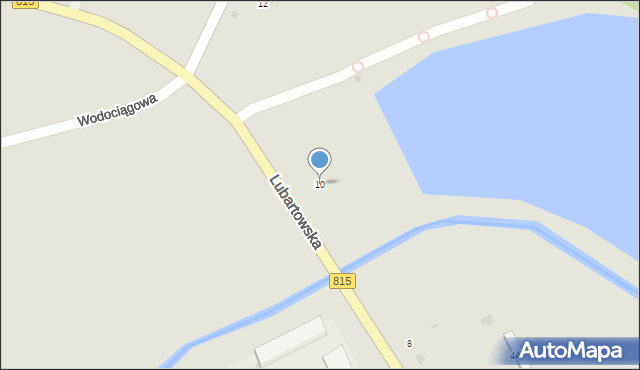 Parczew, Lubartowska, 10, mapa Parczew